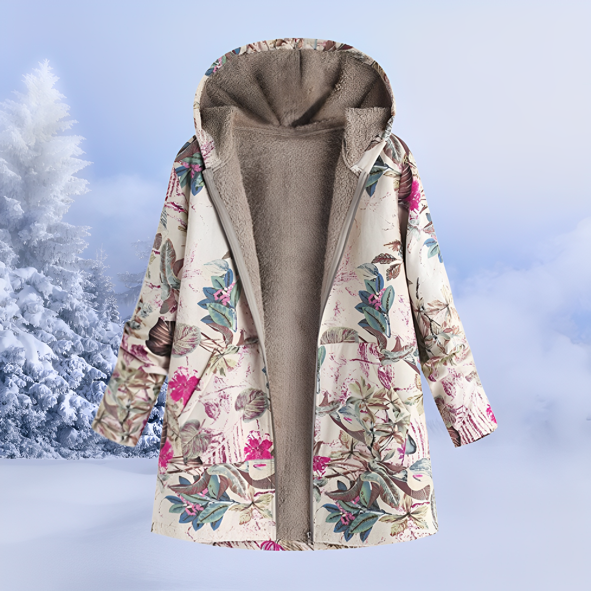 Jasmin - Chaqueta elegante y cálida con capucha