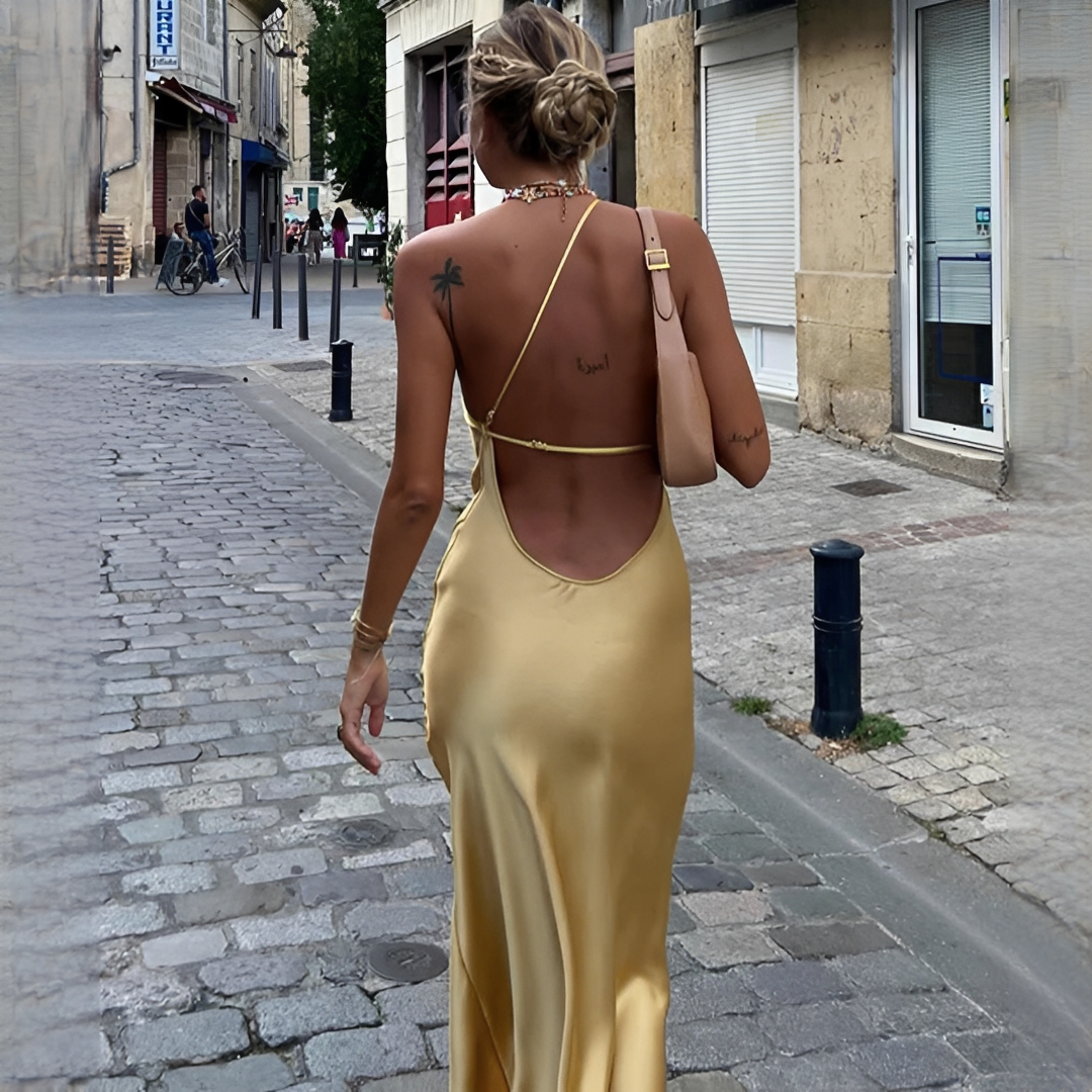 Arcelie - Vestido largo con estilo y sofisticación