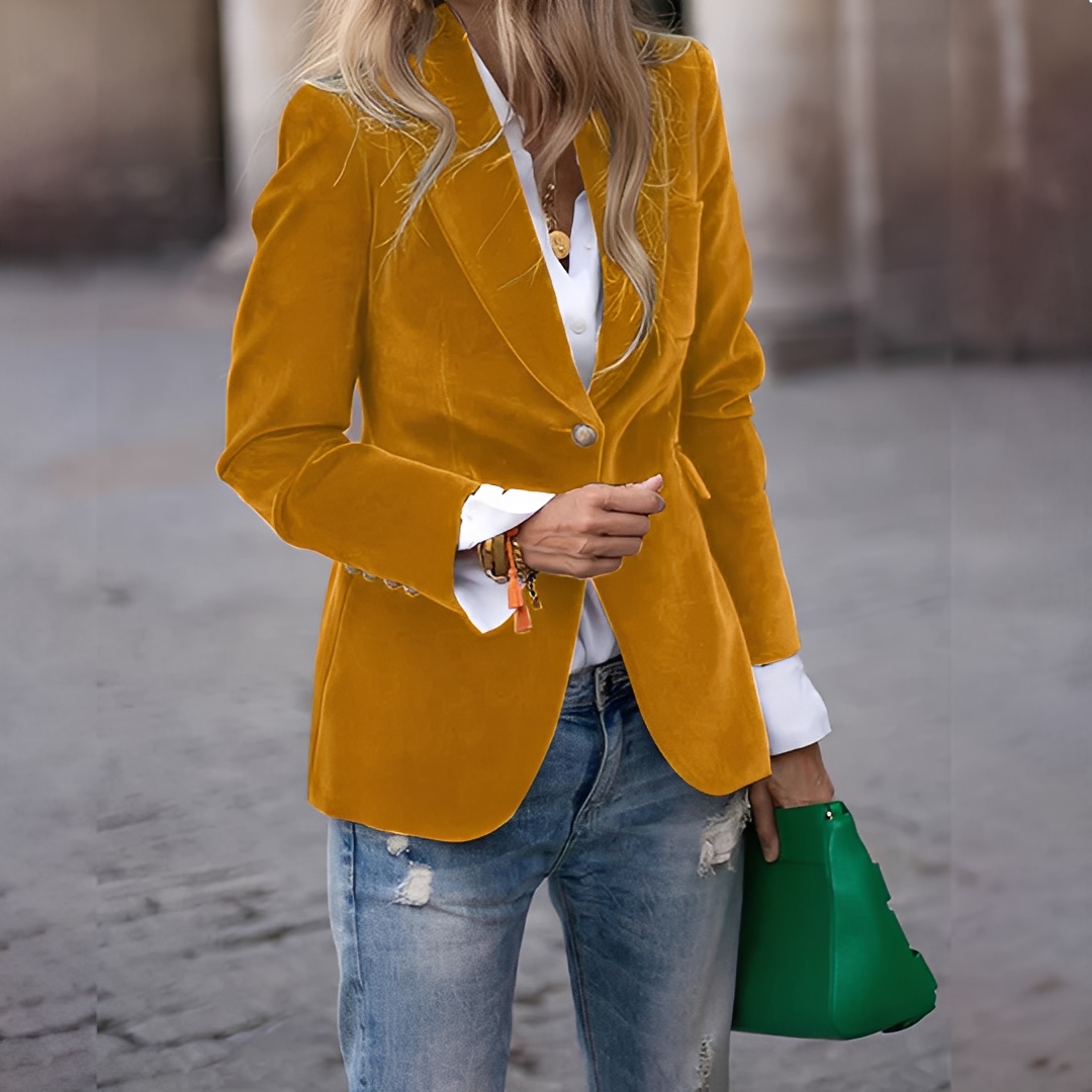 Lyliane - Chaqueta casual para damas con botones