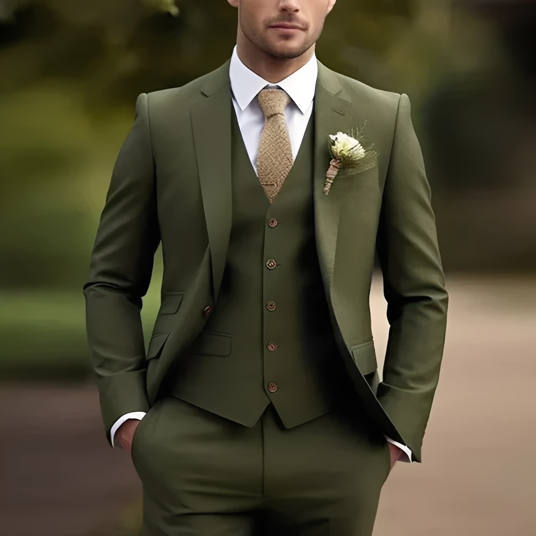 Abenner - Traje formal de tres piezas