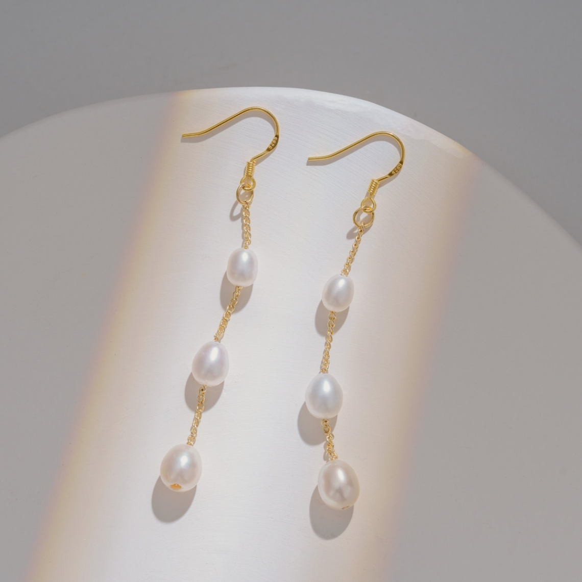 Varios gotas de perlas - pendientes colgantes