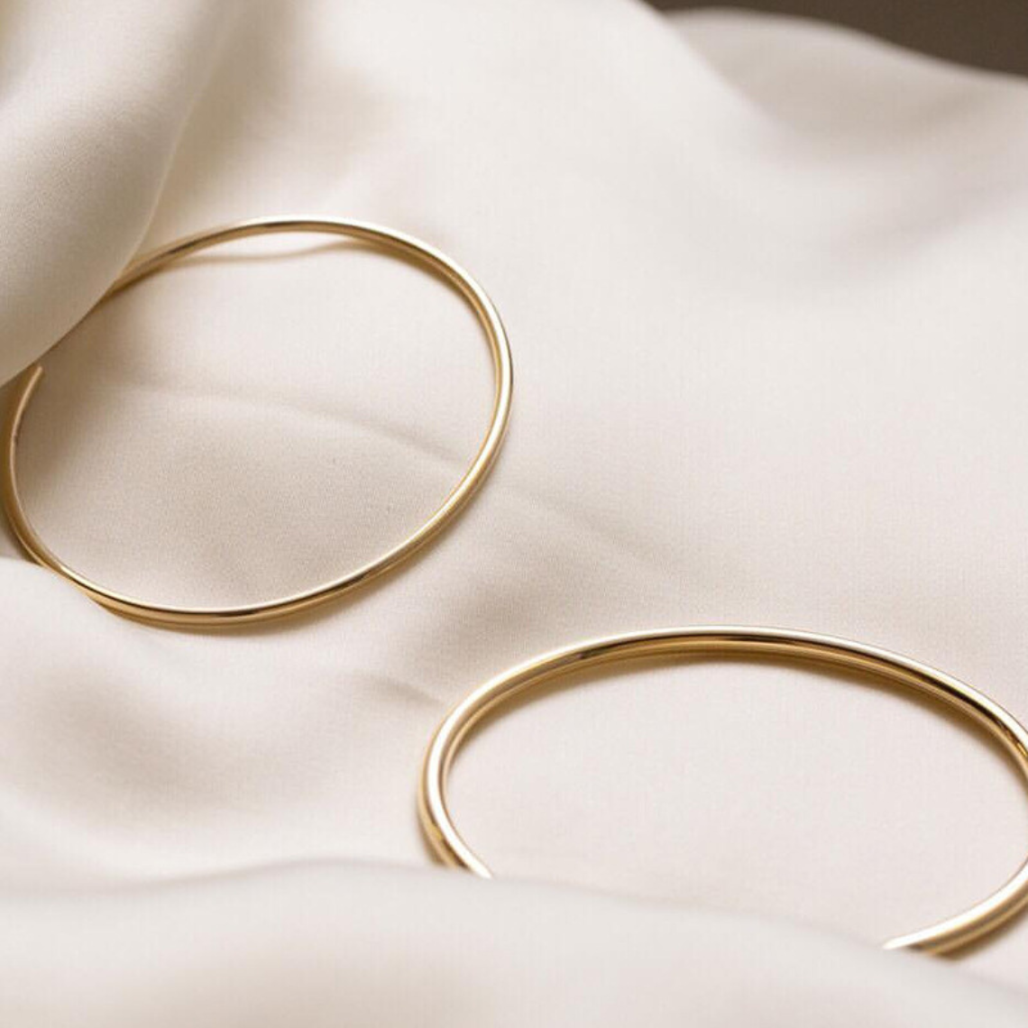 Brazalete clásico - Pulsera de oro para deslizar