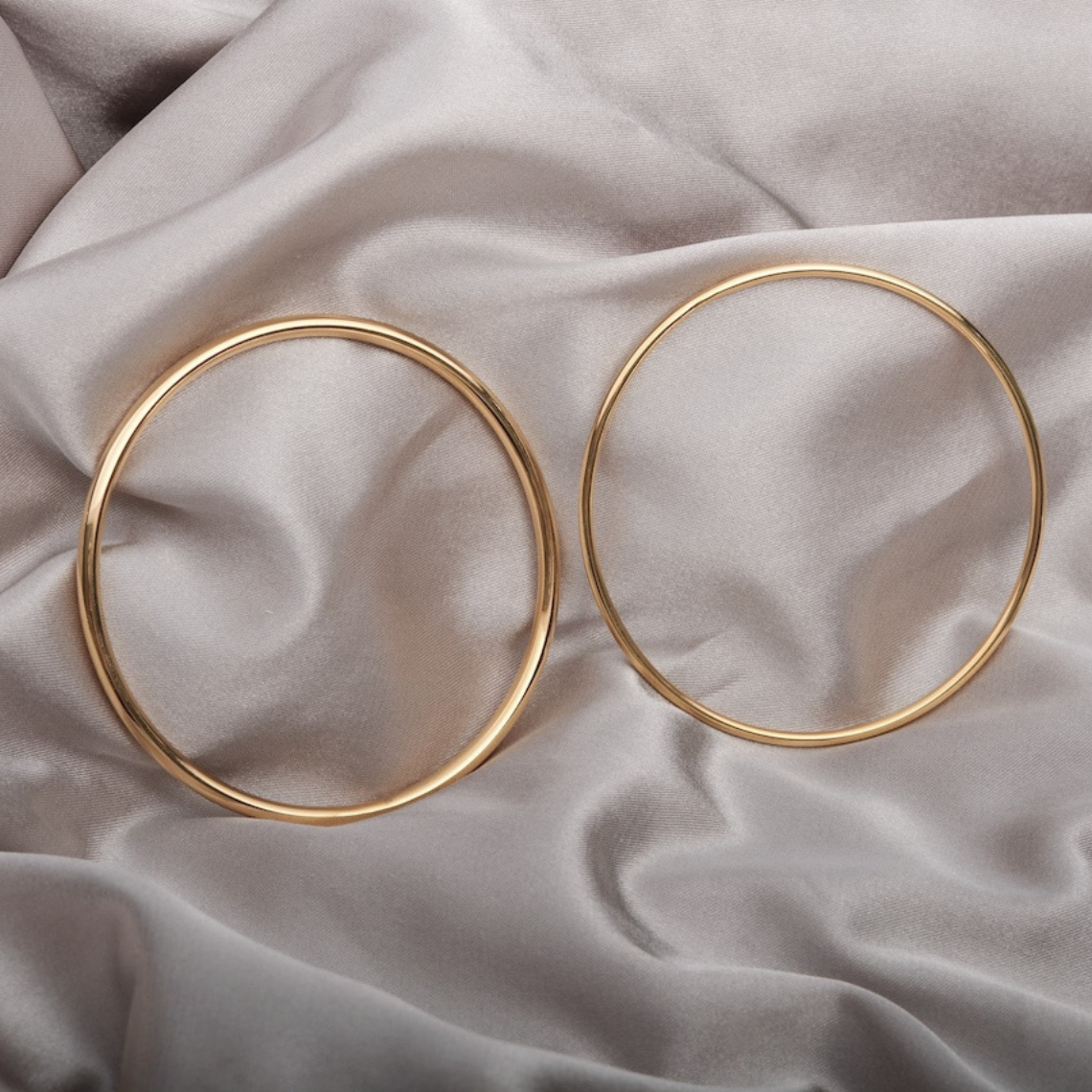 Brazalete clásico - Pulsera de oro para deslizar