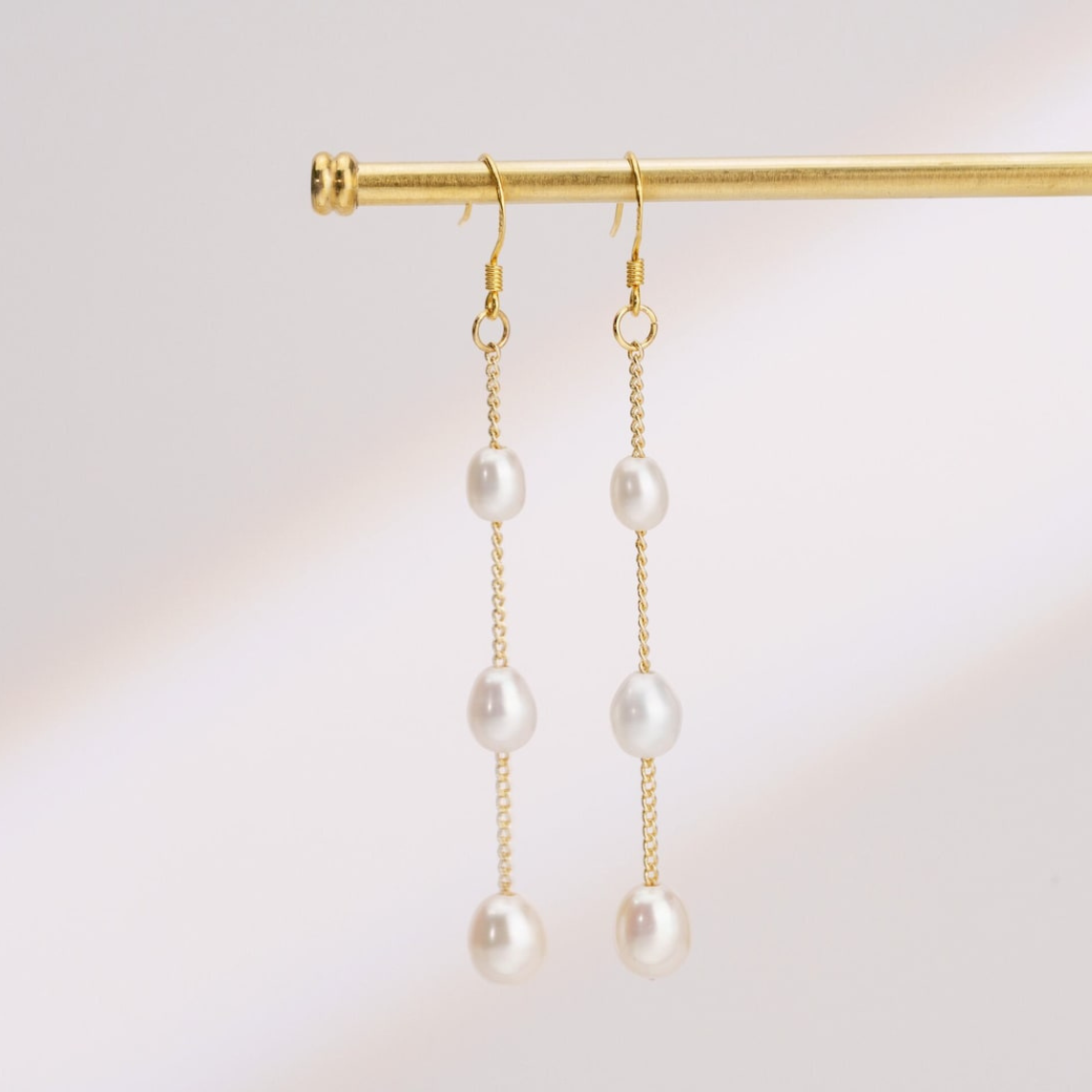Varios gotas de perlas - pendientes colgantes
