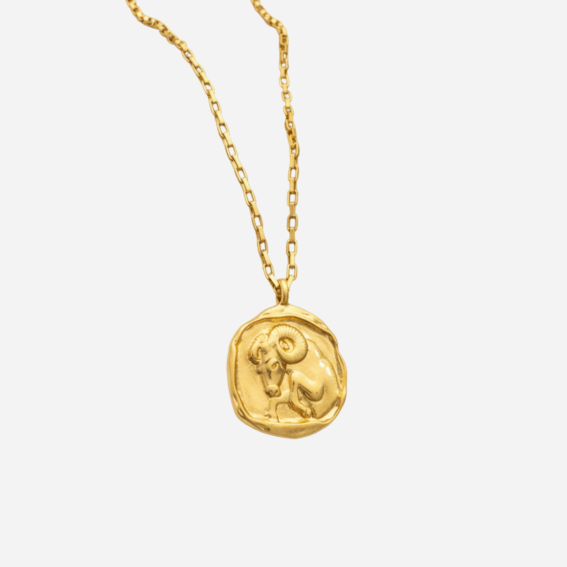 Zeki – Collar medallón zodiacal de oro