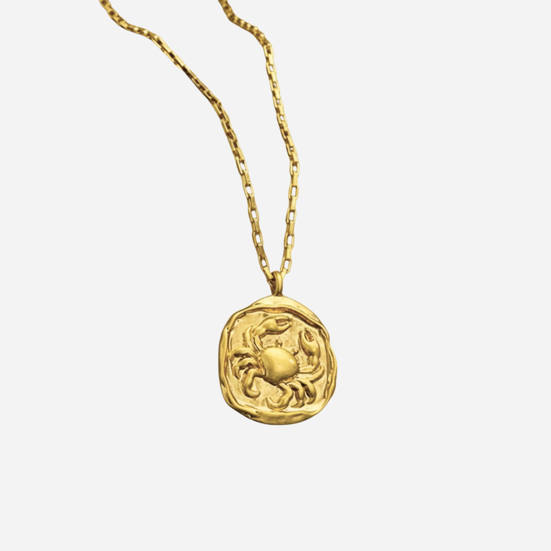 Zeki – Collar medallón zodiacal de oro