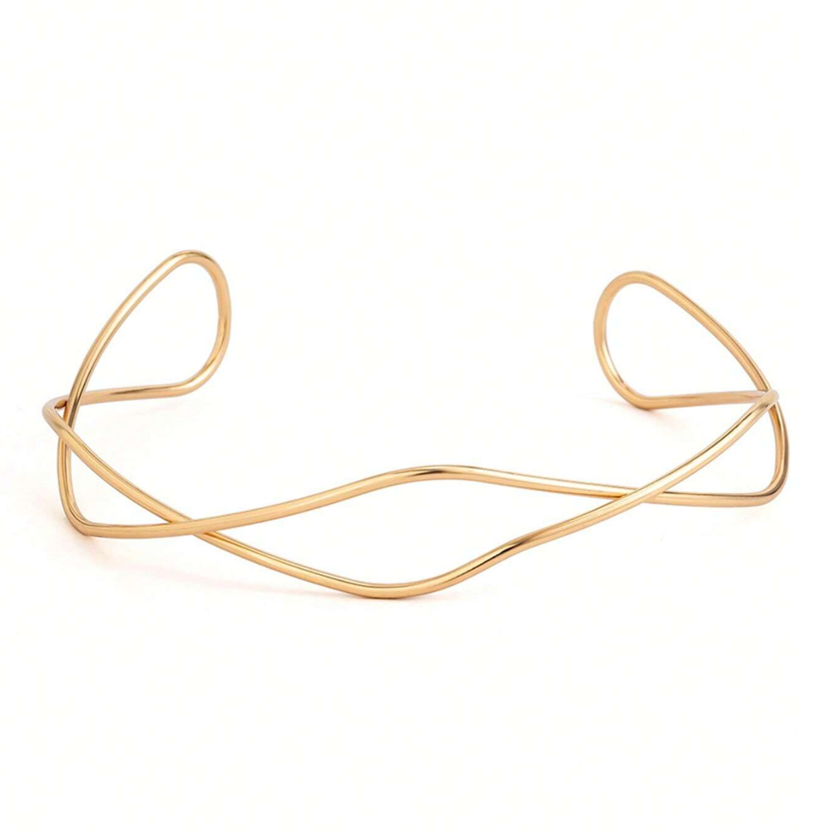 Collar de alambre trenzado - Gargantilla moderna