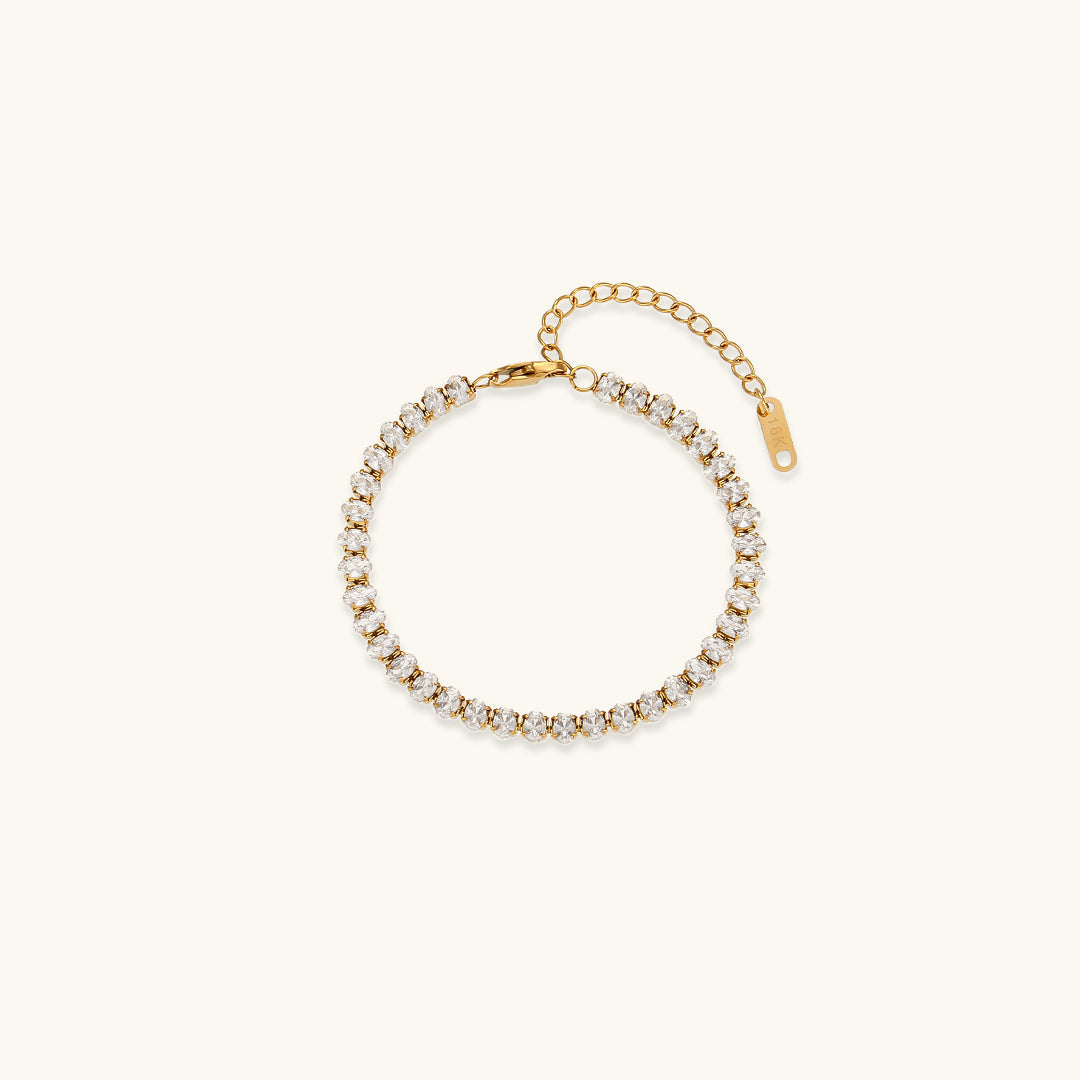 Georgina - Pulsera de tenis de diamantes