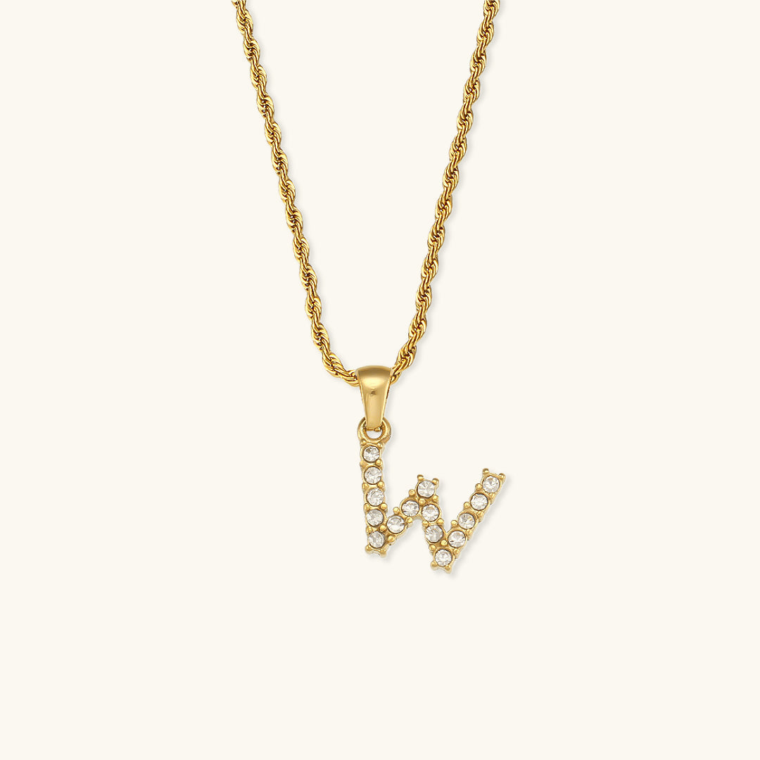 Maeve - Collar de diamantes con iniciales