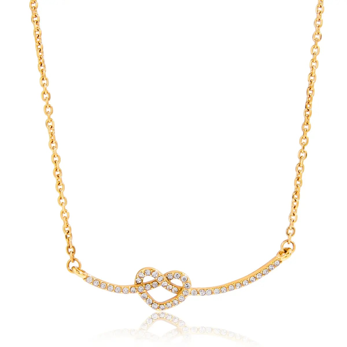 Valeria – Collar de Corazón Brillante