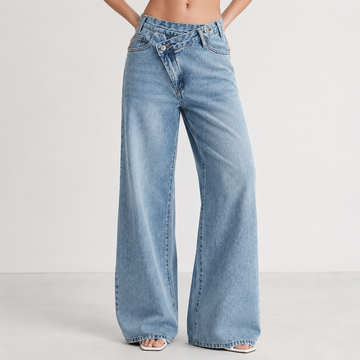 Jolina - Pantalones con cintura asimétrica