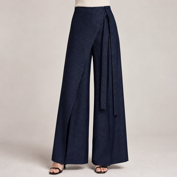 Leilani - Pantalones asimétricos de pierna ancha