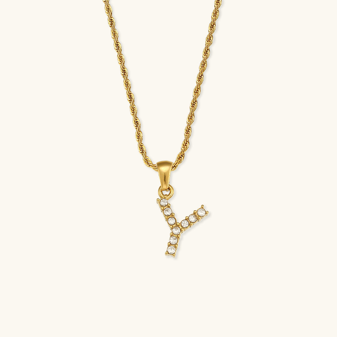 Maeve - Collar de diamantes con iniciales