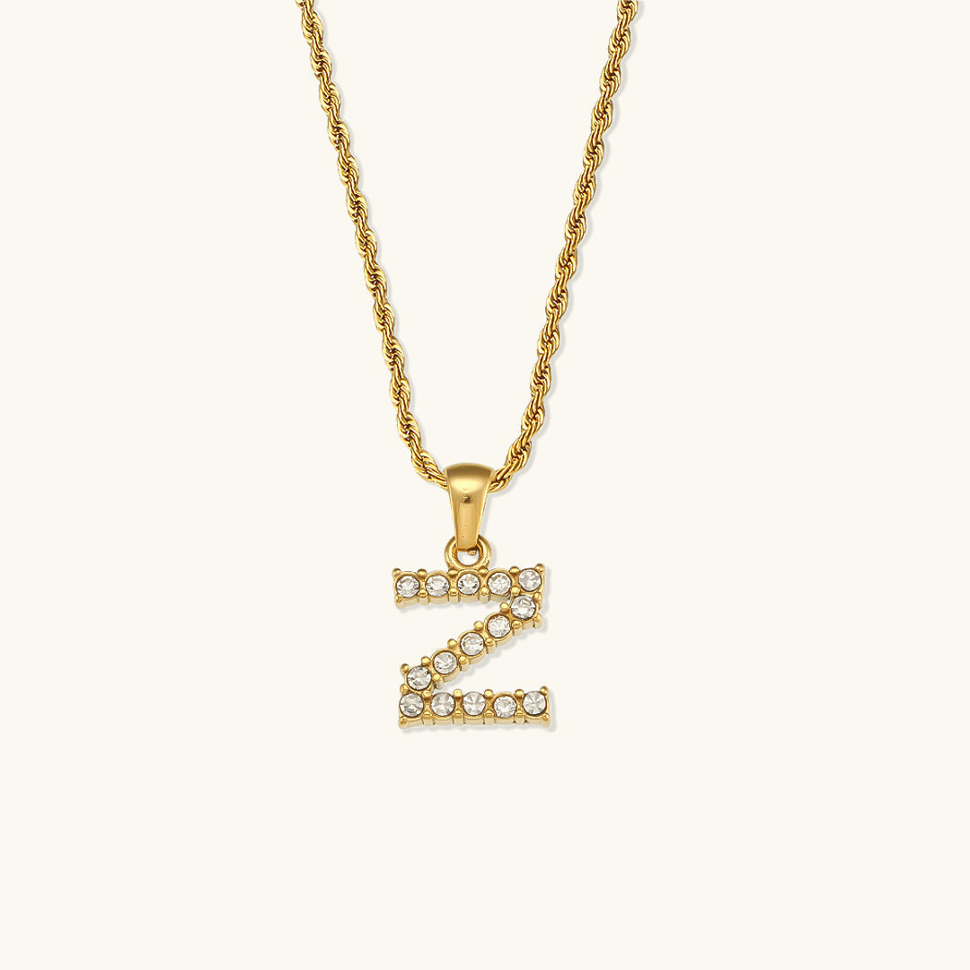Maeve - Collar de diamantes con iniciales