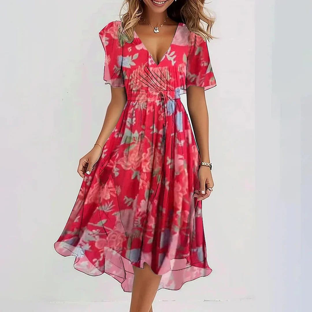 Connie – Elegante vestido envolvente para dama
