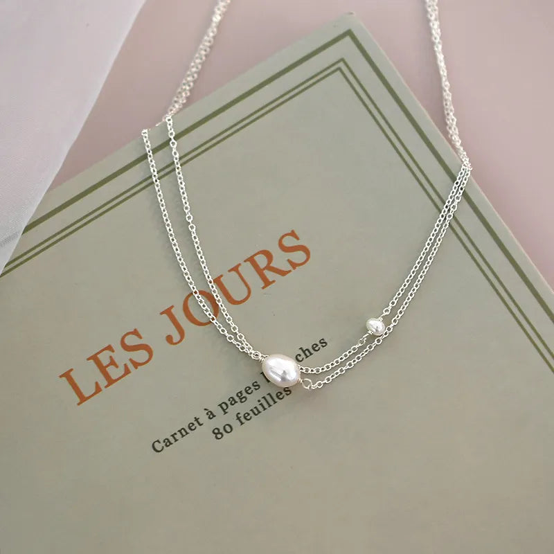 Serenity Shine – Collar de perlas de agua dulce