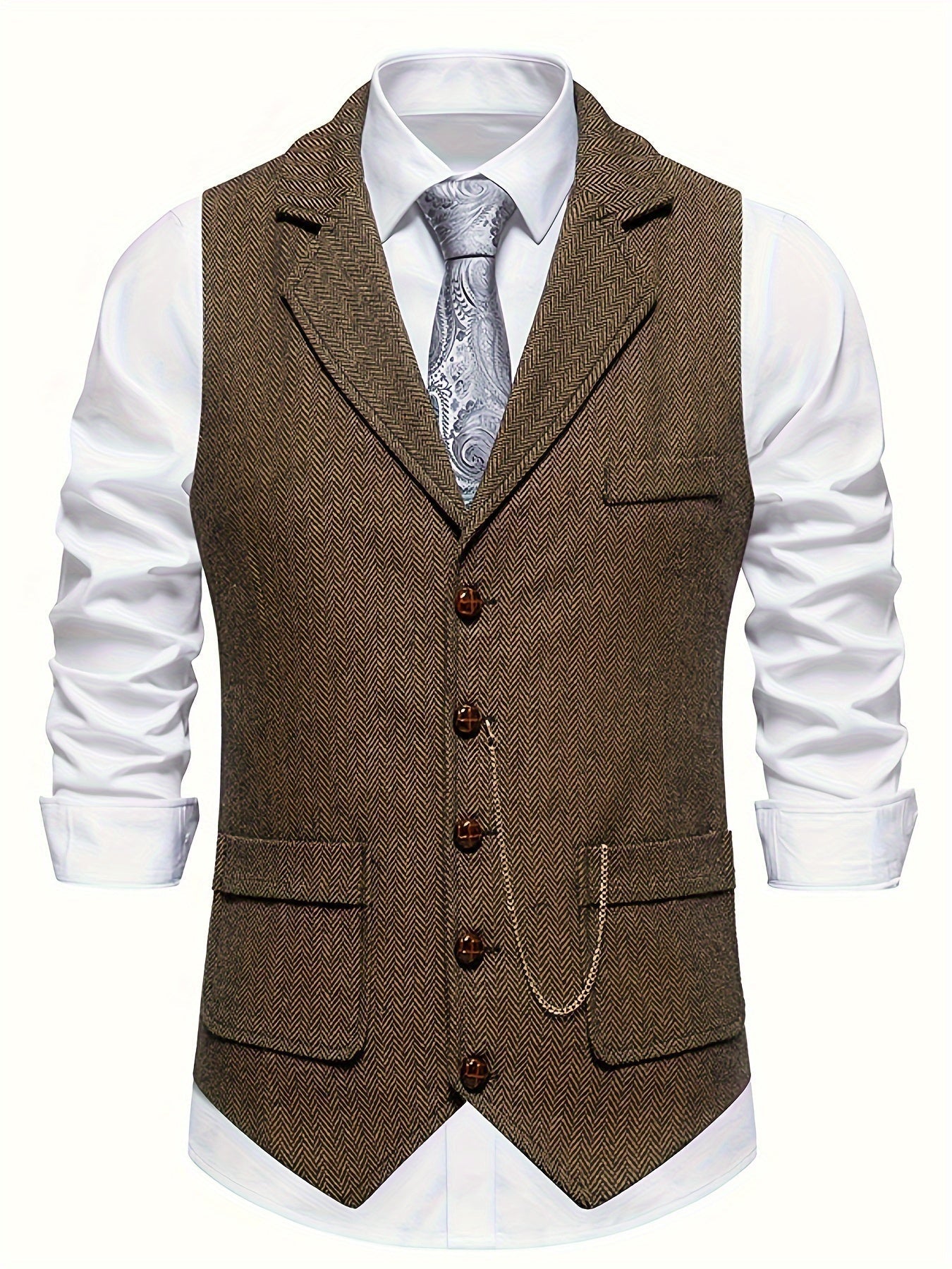 Melvyn - Clásica, elegante chaleco para hombres