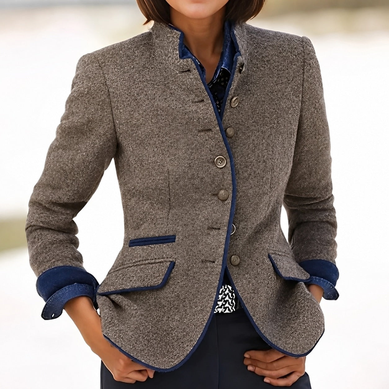Kaelyn - Chaqueta Elegante para Mujer con Bolsillos