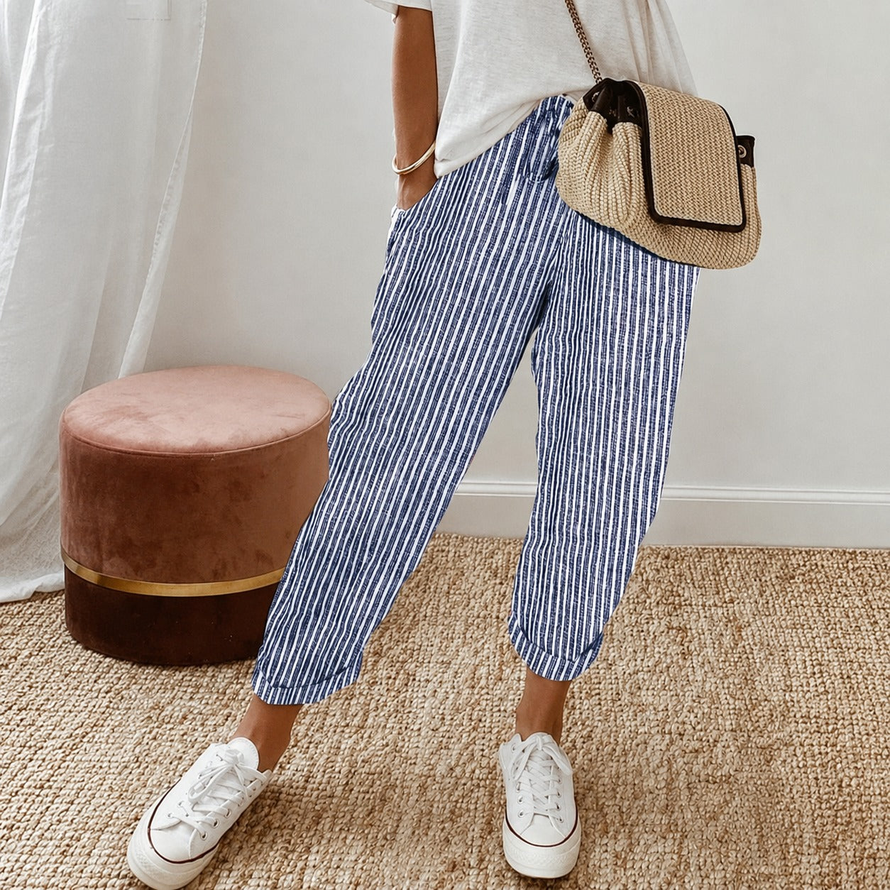 Mel - Pantalones de Verano de Estilo Moderno