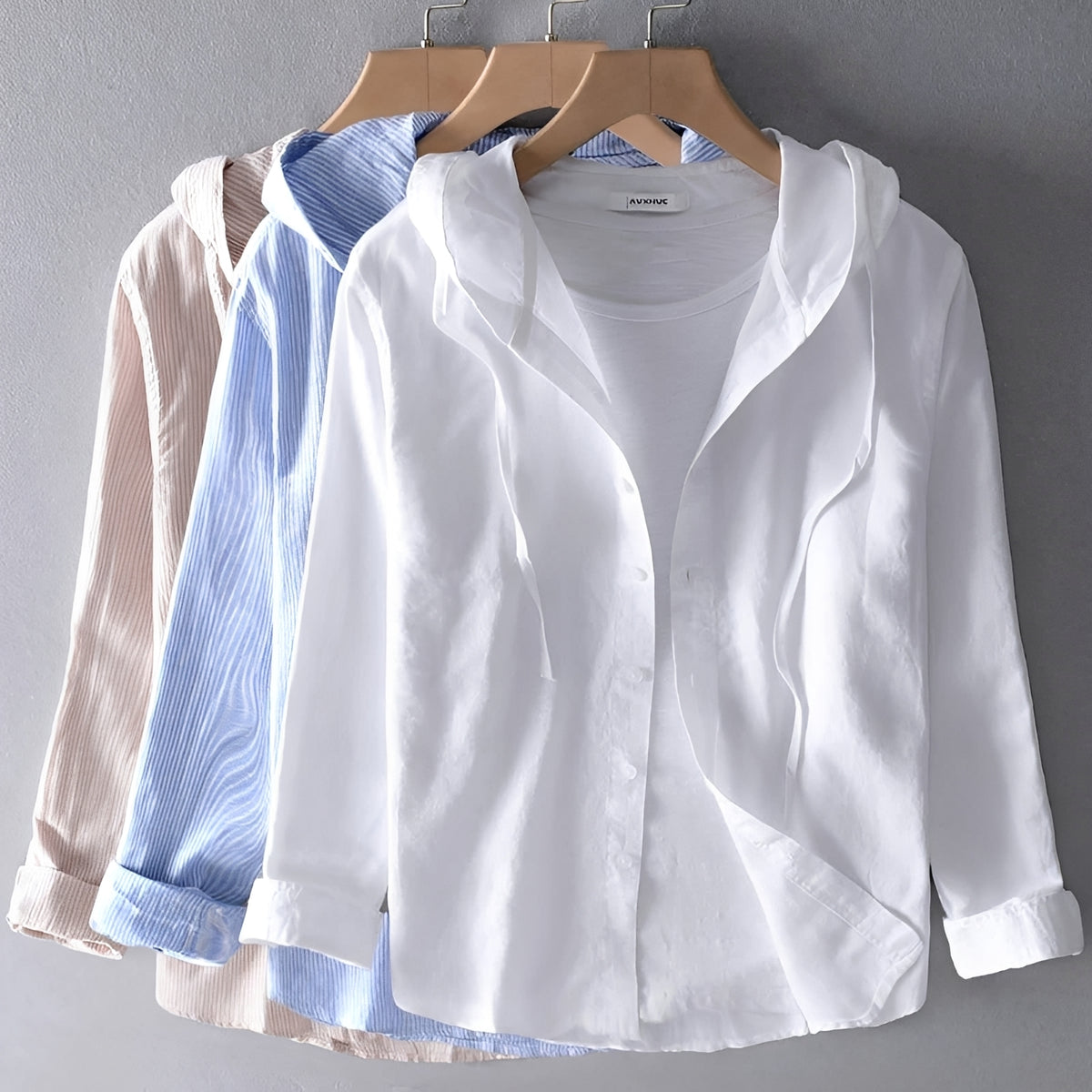 Colene - Camiseta informal y ligera con capucha
