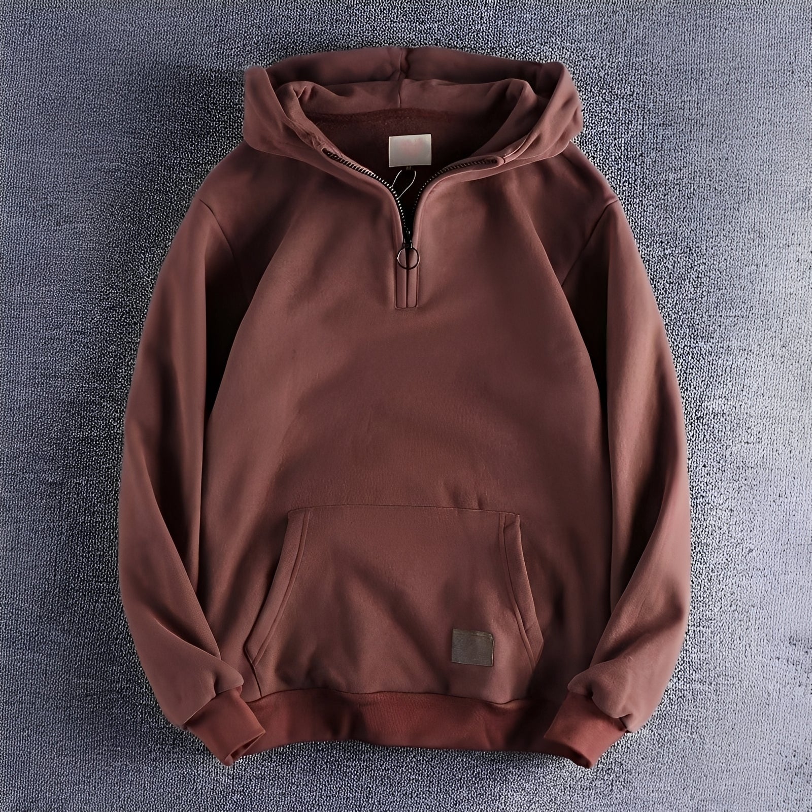 Tommy - Sudadera retro con cremallera para hombres