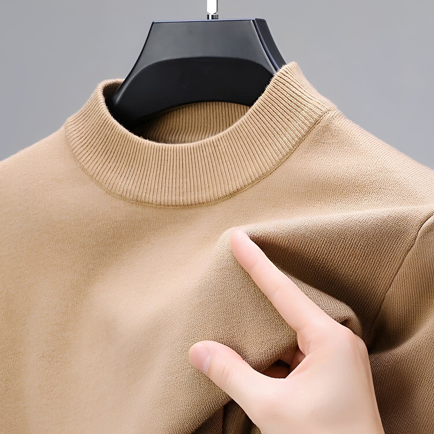 Giorgio - Suéter Casual para Hombre con Dobladillo