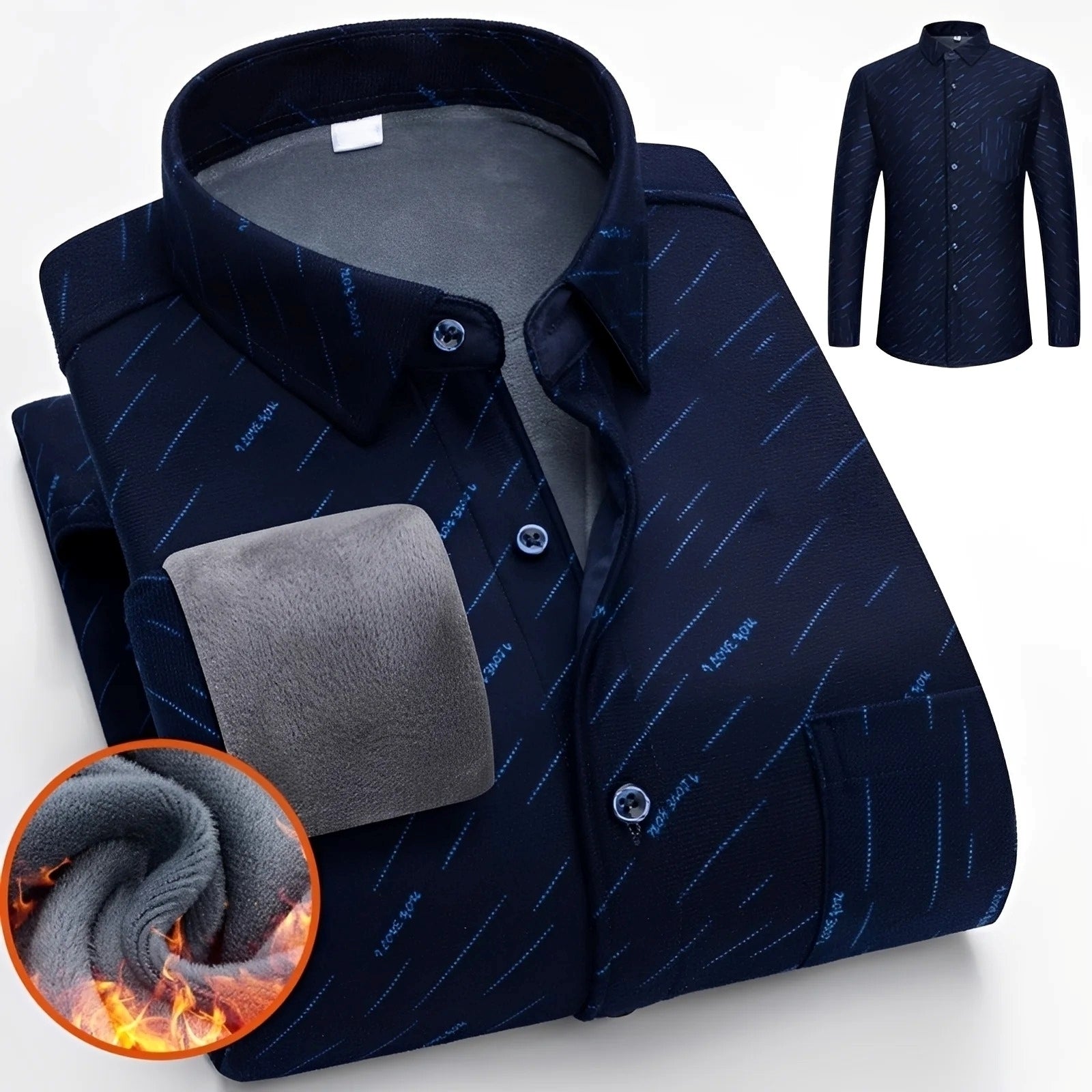 Anton - Camisa de cuadros elegante y cálida para hombres