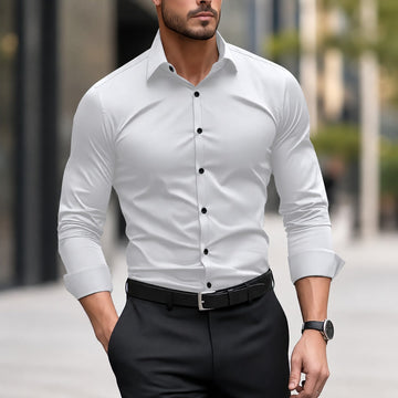 Thomas - Camisa Casual con Cuello para Hombre