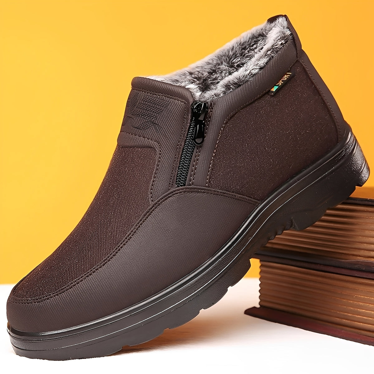 Earl - zapatos de invierno abrigados para hombre