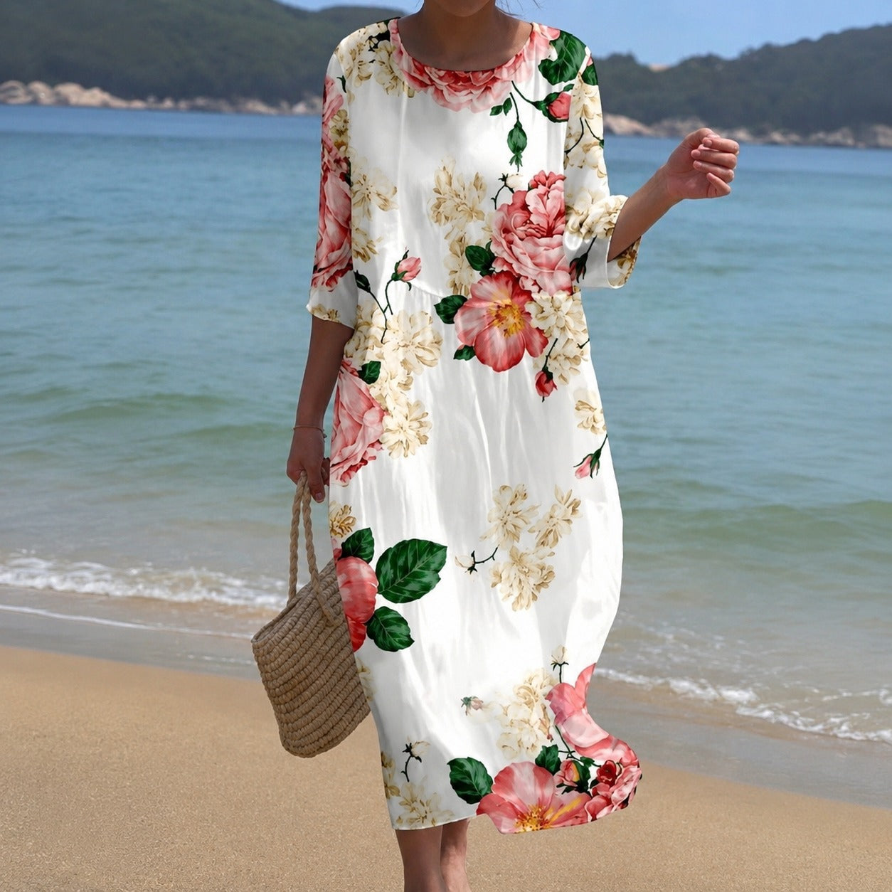 Alina - Vestido midi fluido