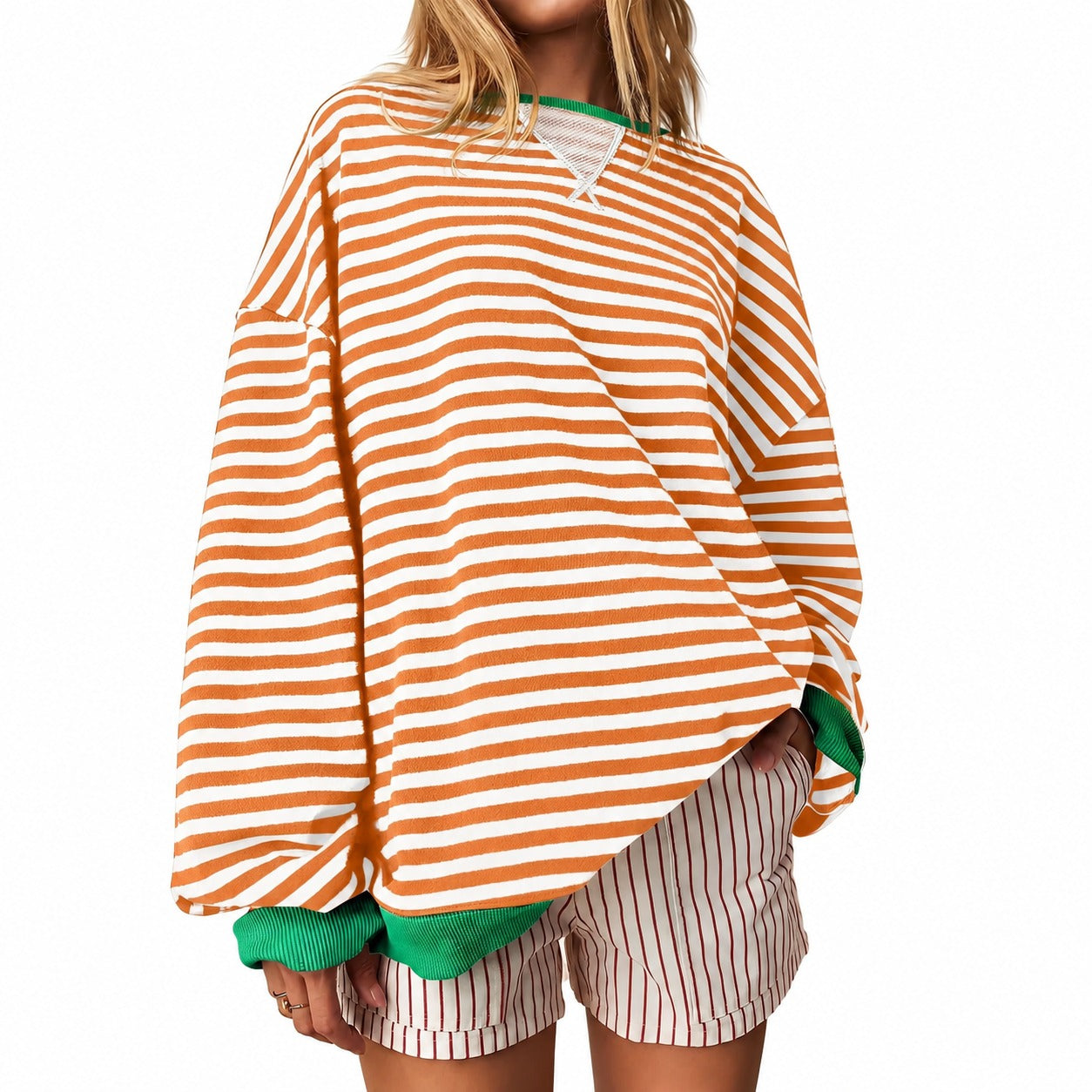 Judith - Suéter de mujer casual a rayas