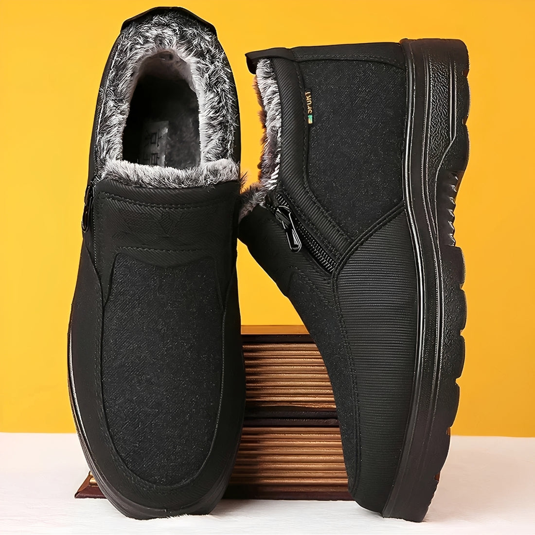 Earl - zapatos de invierno abrigados para hombre
