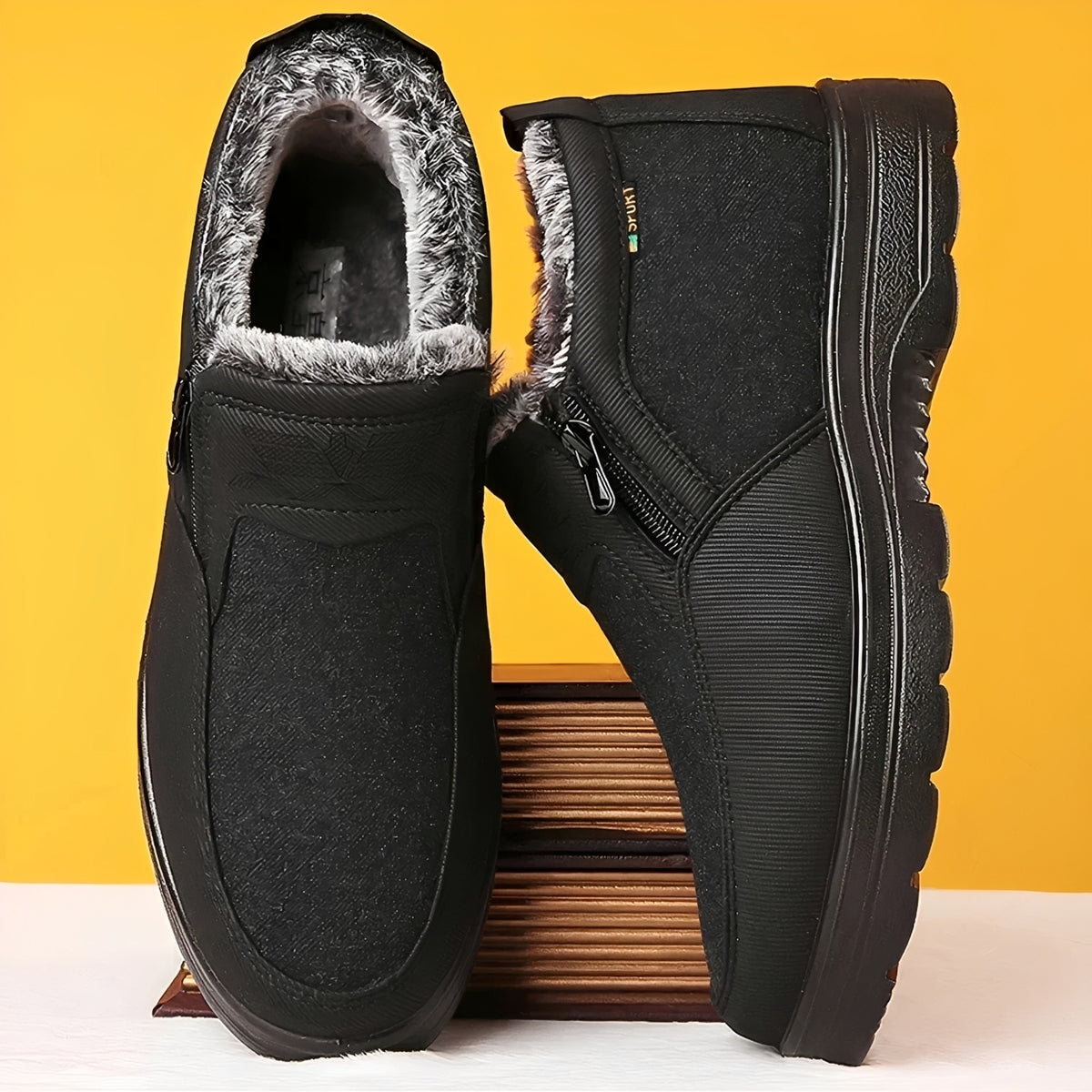 Earl - zapatos de invierno abrigados para hombre