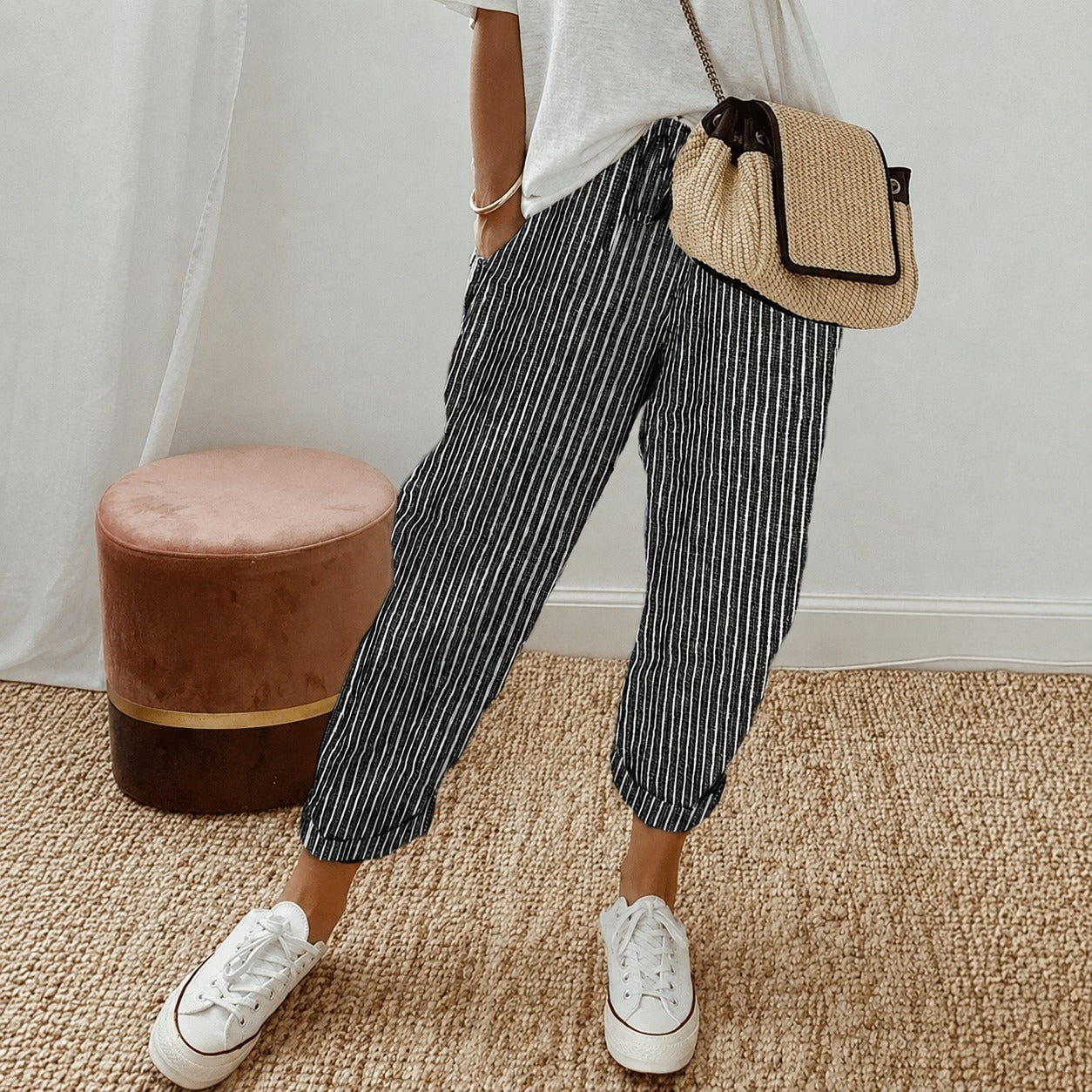 Mel - Pantalones de Verano de Estilo Moderno