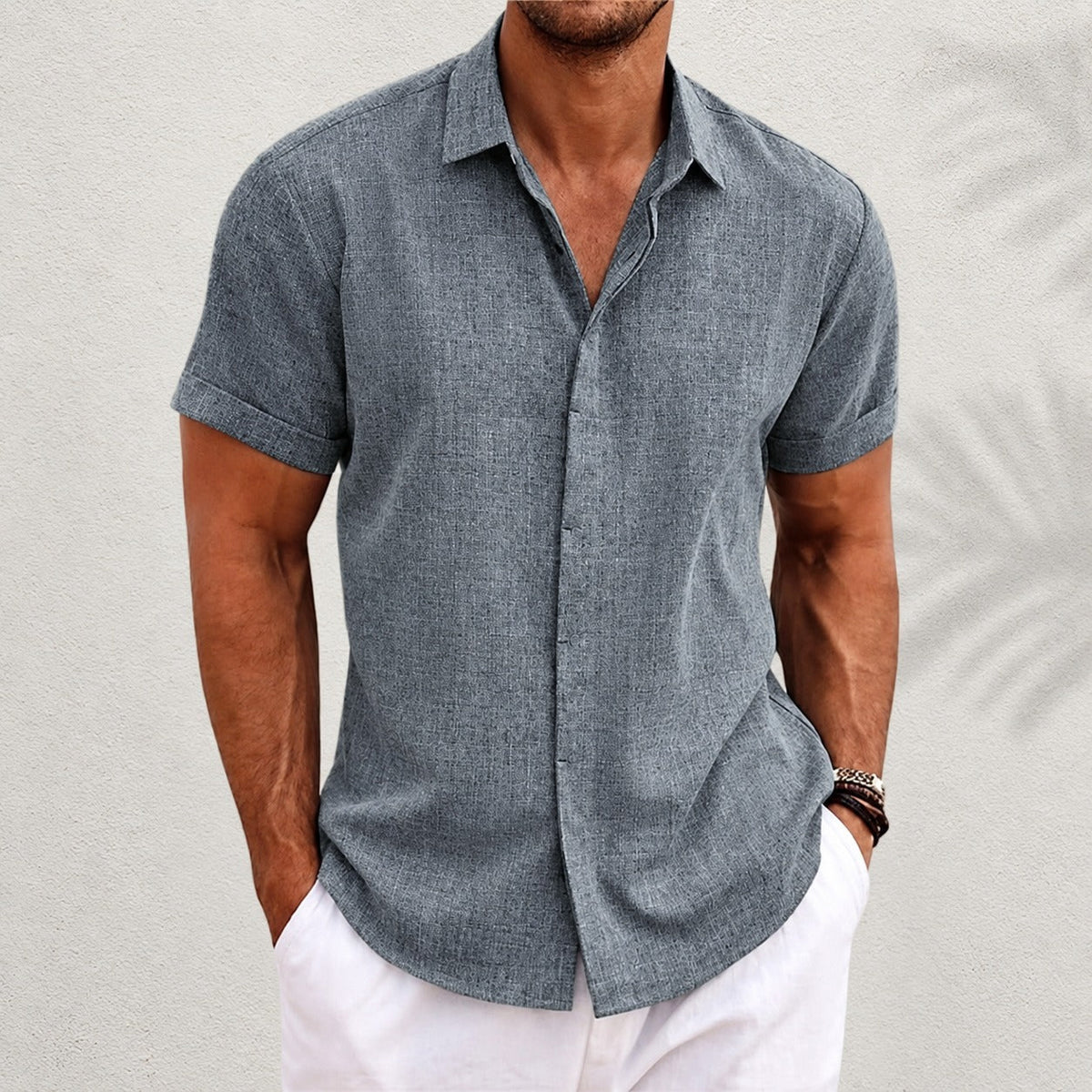 Oberon - Camiseta de Manga Corta para Hombre
