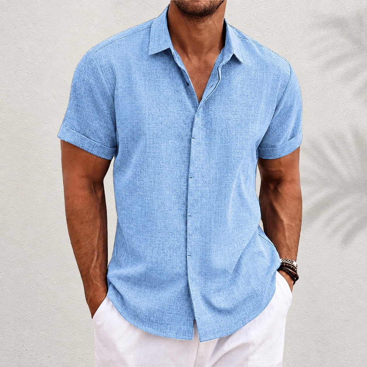 Oberon - Camiseta de Manga Corta para Hombre
