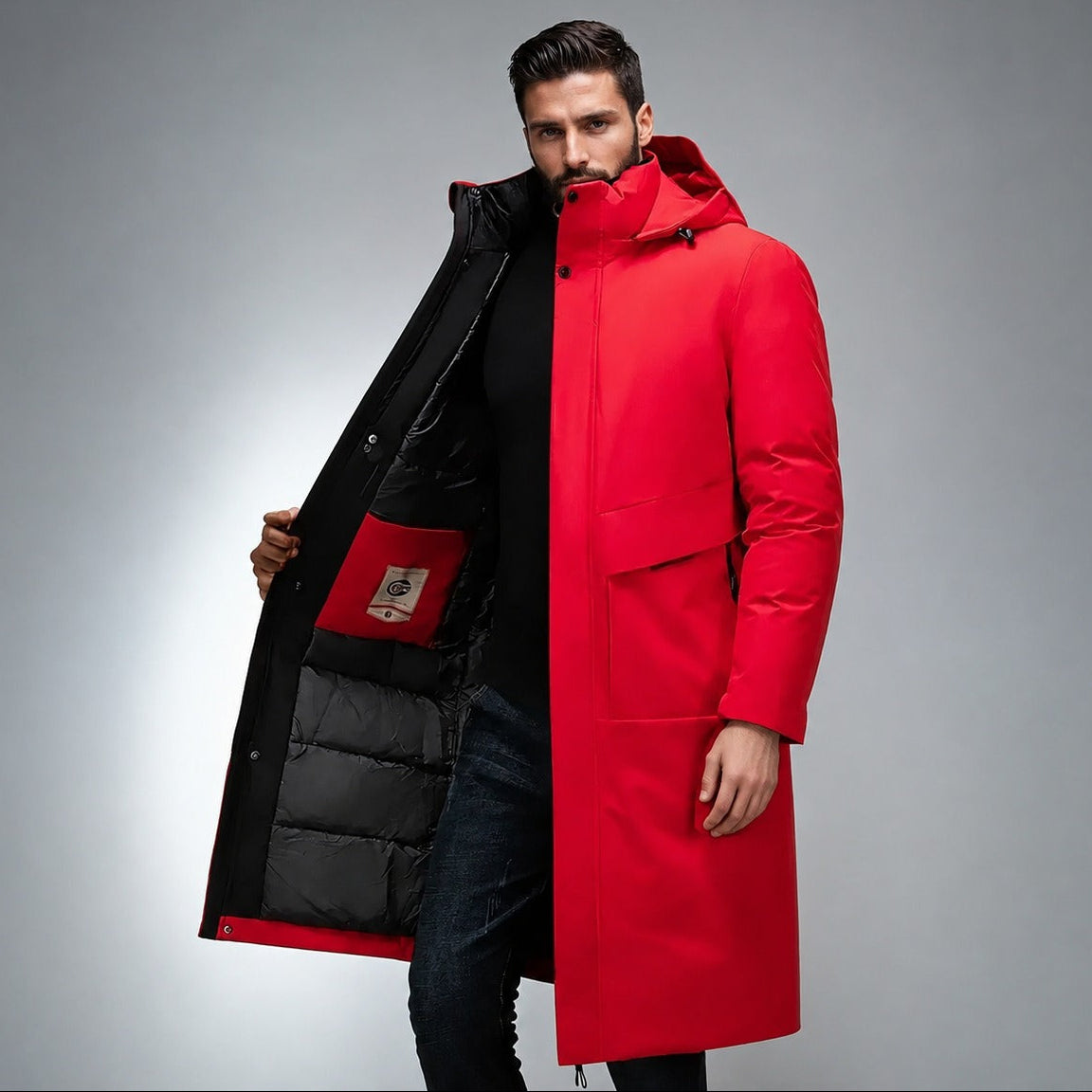 Viktor - Abrigo largo y cálido para el invierno