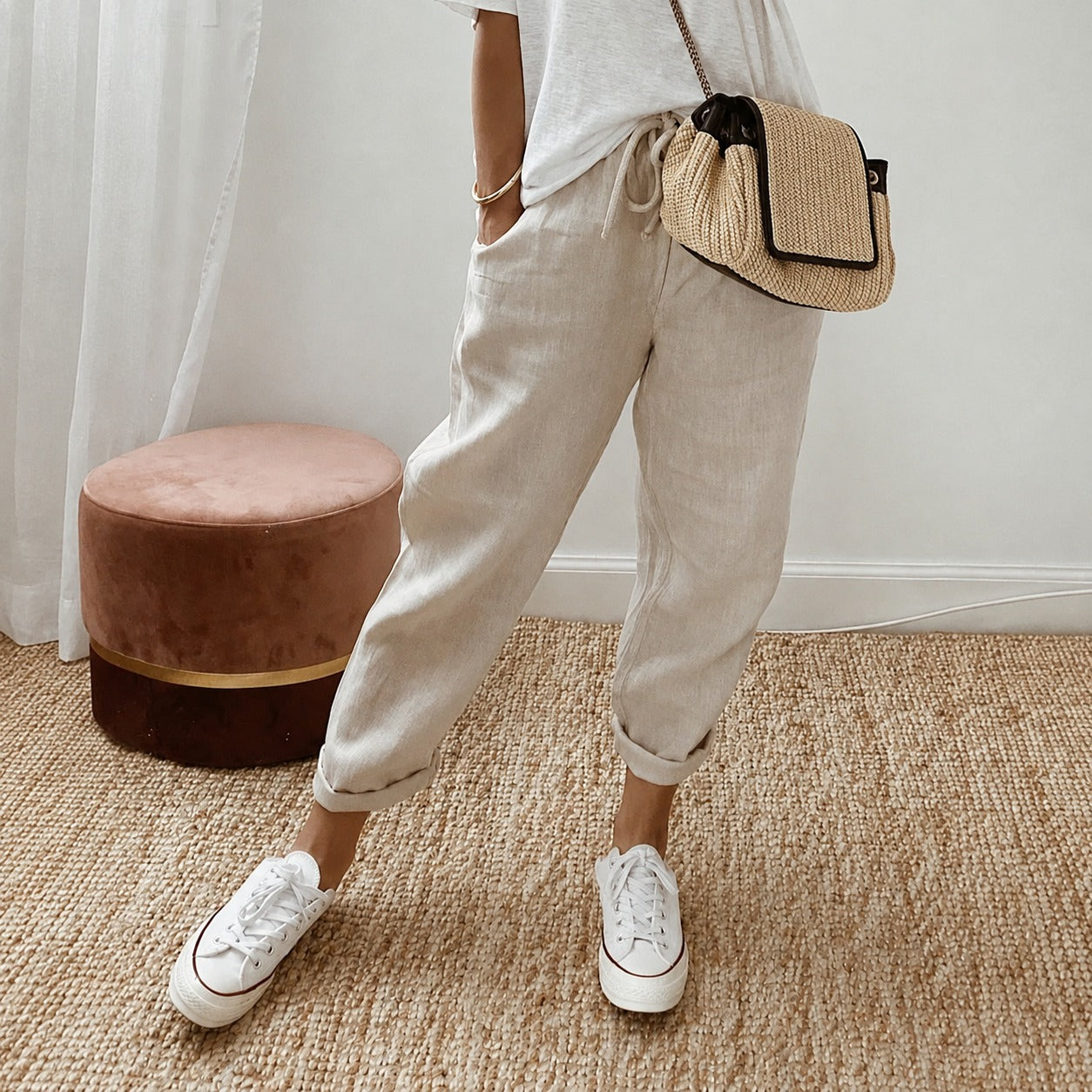 Mel - Pantalones de Verano de Estilo Moderno