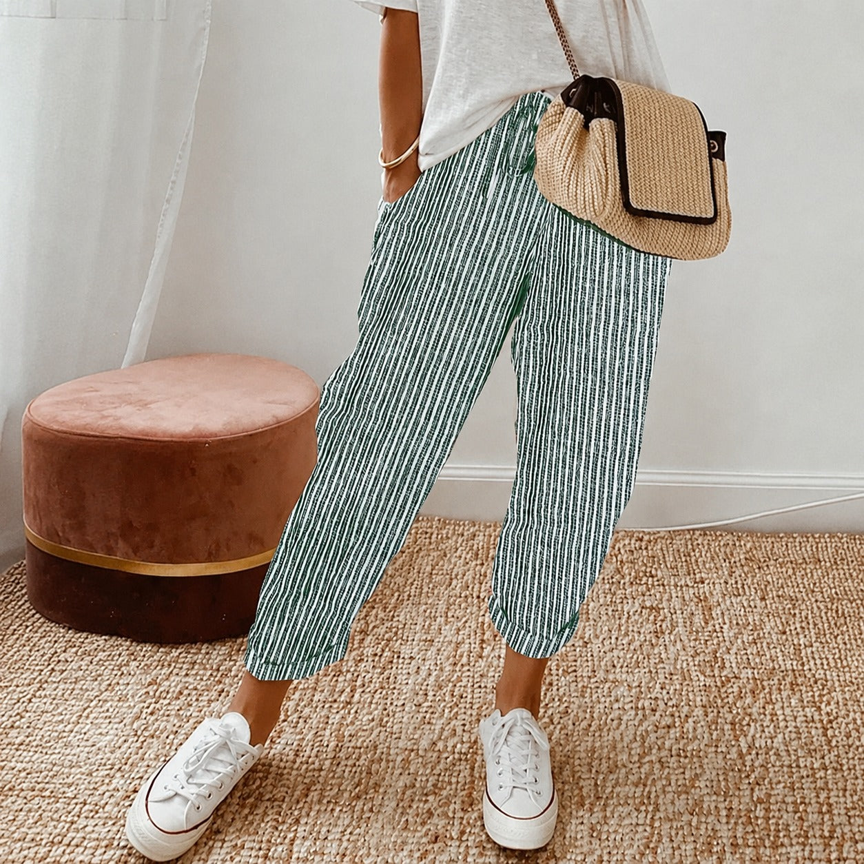 Mel - Pantalones de Verano de Estilo Moderno