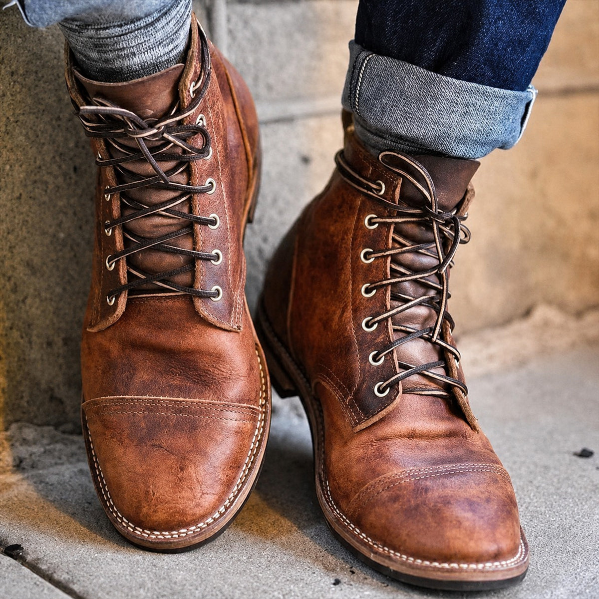 Aaron - Botas clásicas y retro para hombre