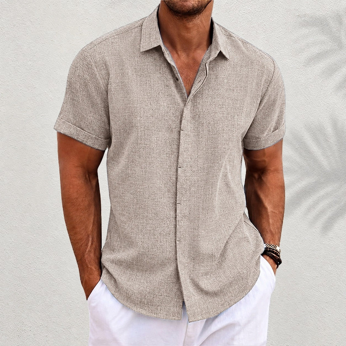 Oberon - Camiseta de Manga Corta para Hombre