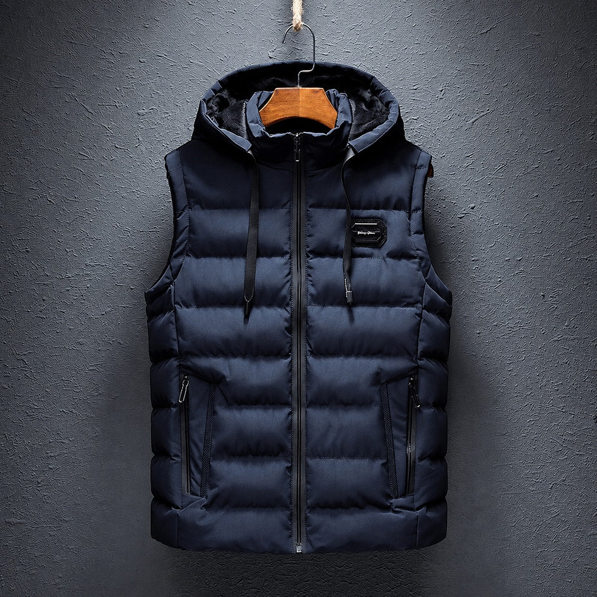 Branch - Elegante chaleco con capucha para hombre