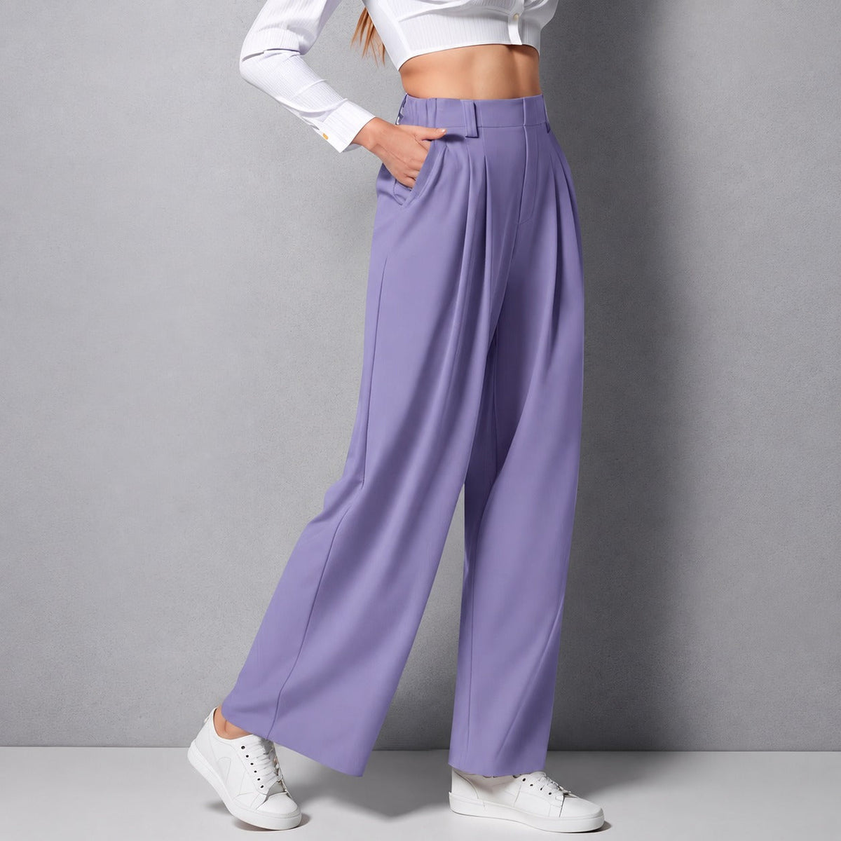 Montana - Pantalones Rectos Elásticos para Damas