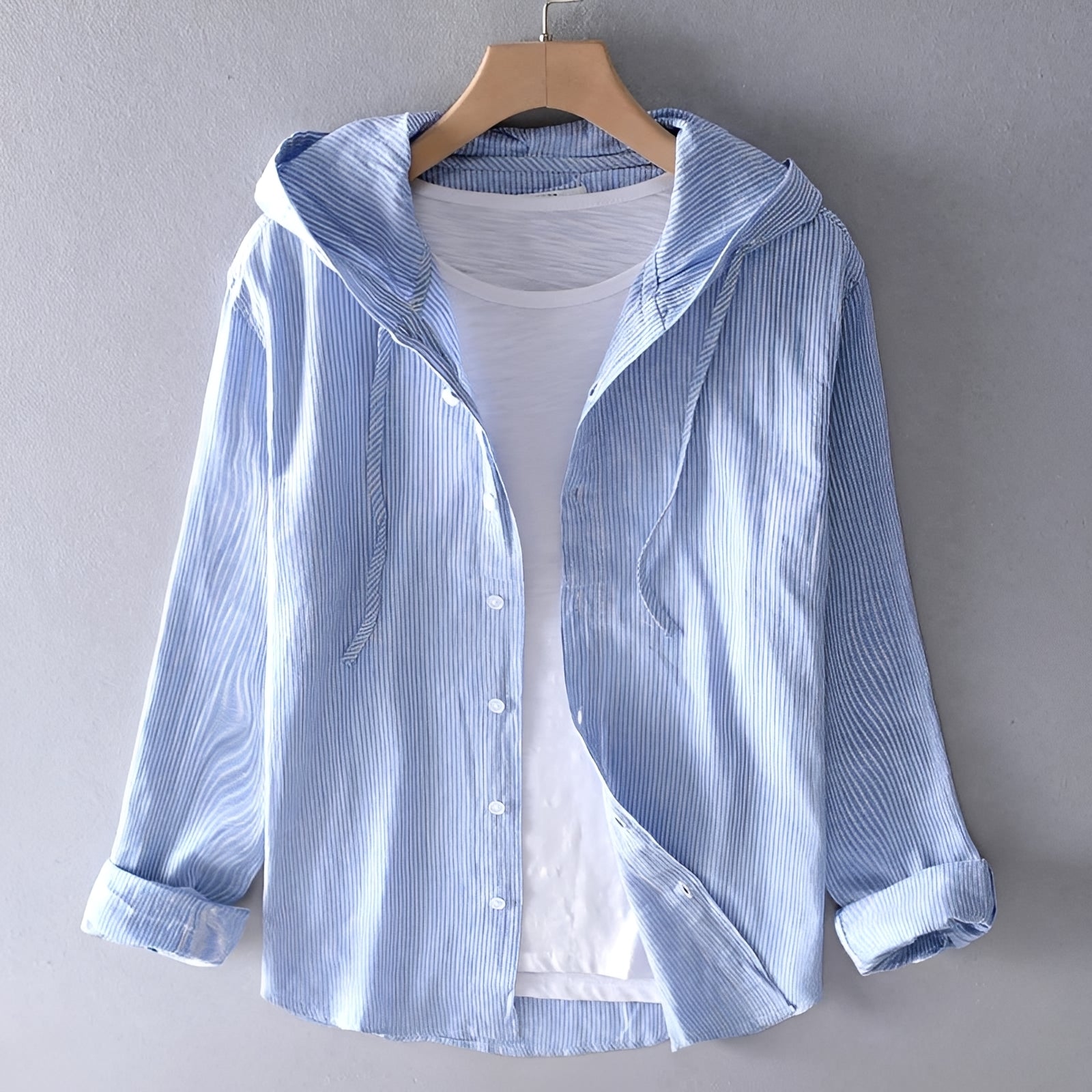 Colene - Camiseta informal y ligera con capucha