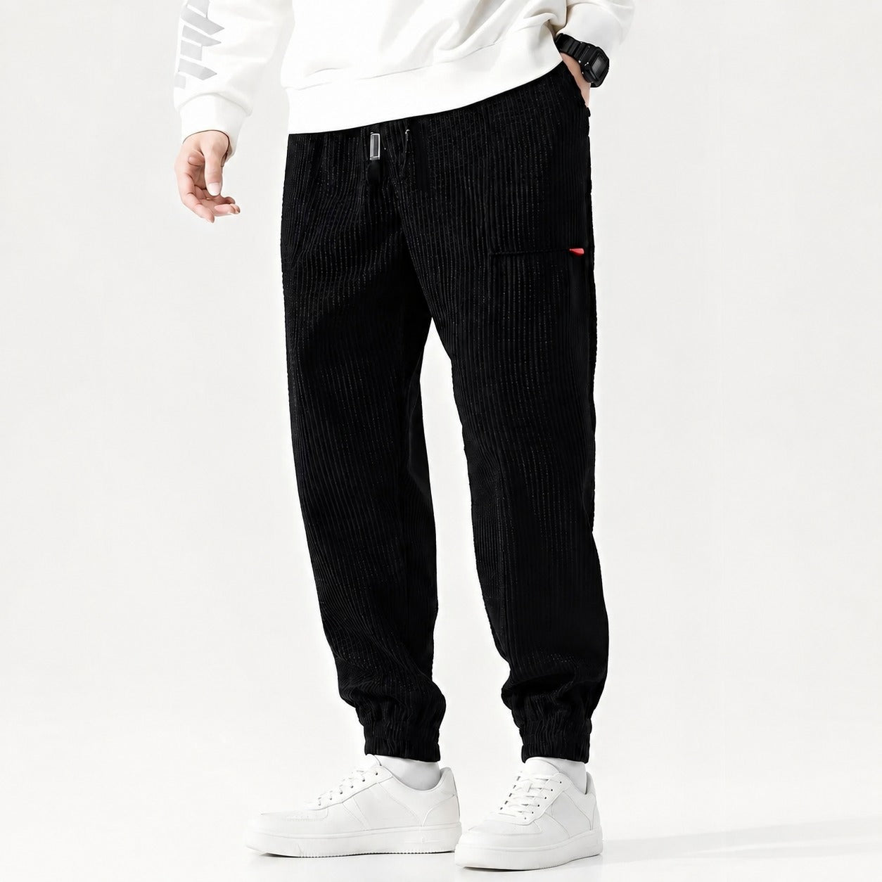 Nicolas - Pantalones clásicos de corte holgado para hombres