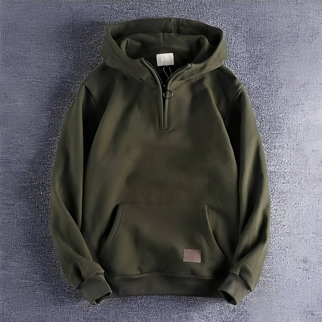 Tommy - Sudadera retro con cremallera para hombres