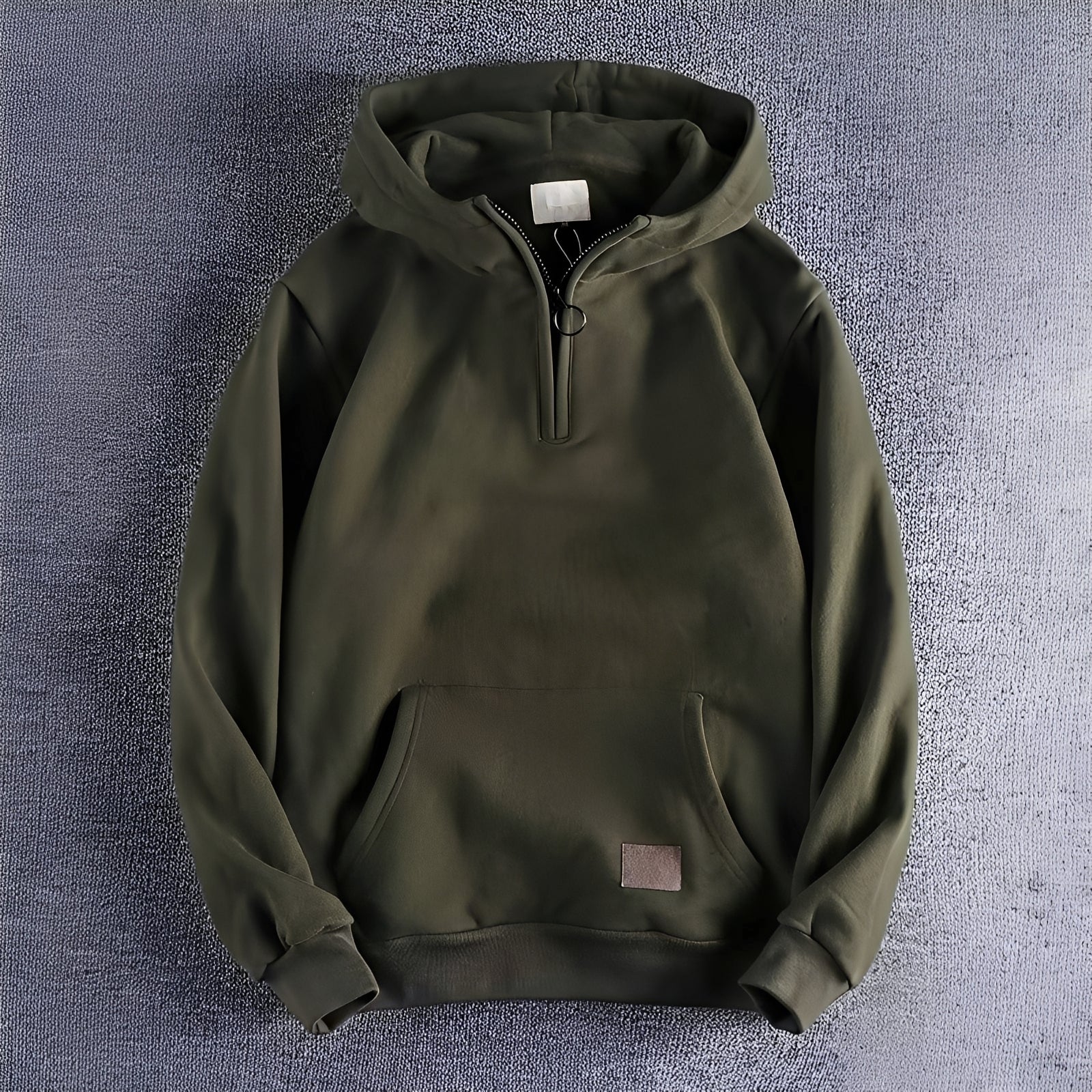 Tommy - Sudadera retro con cremallera para hombres
