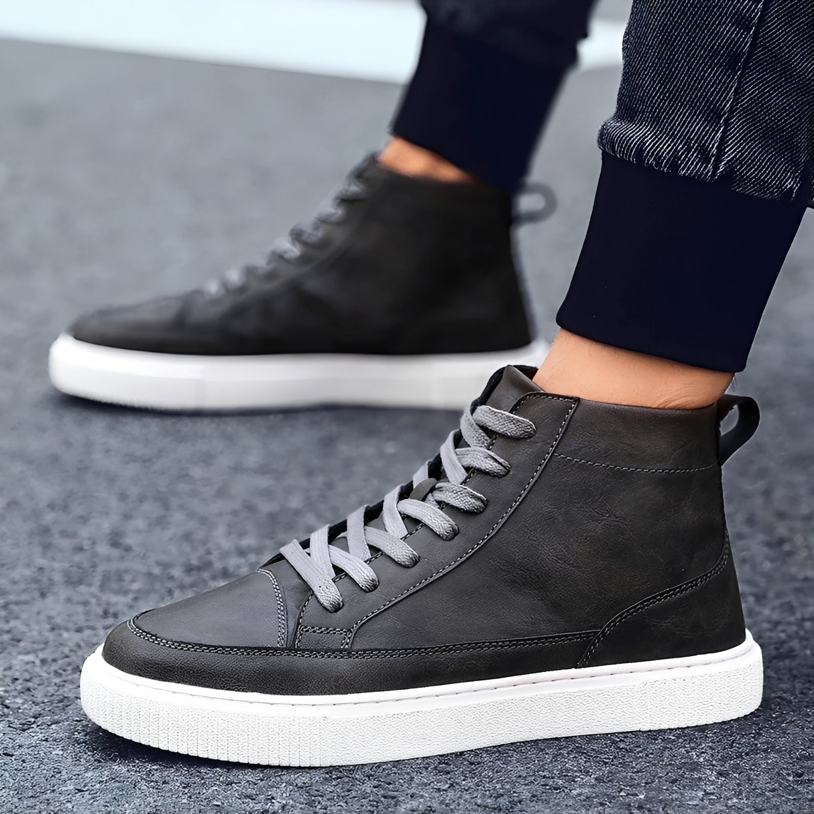 Albert - Zapatillas altas elegantes para hombres