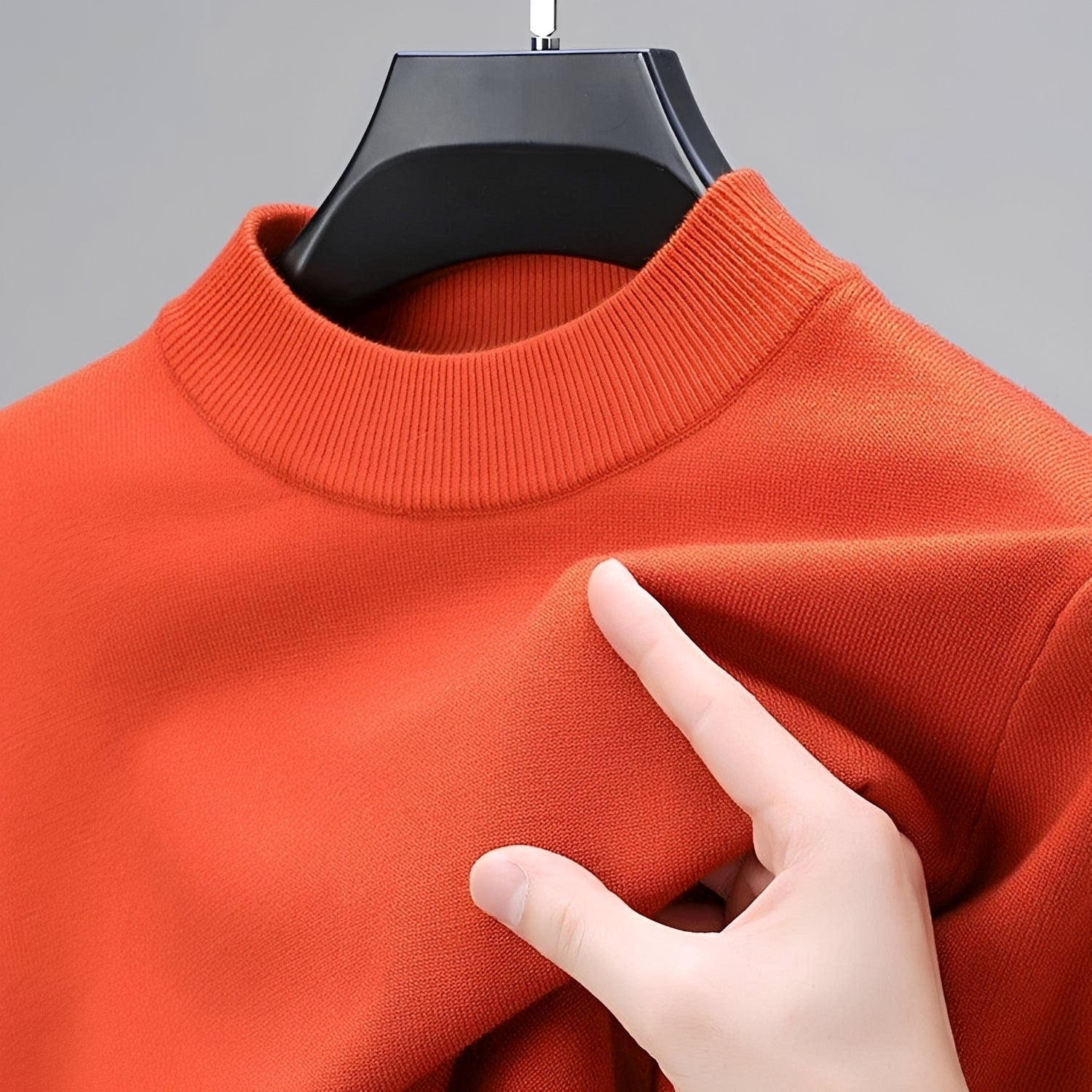 Giorgio - Suéter Casual para Hombre con Dobladillo
