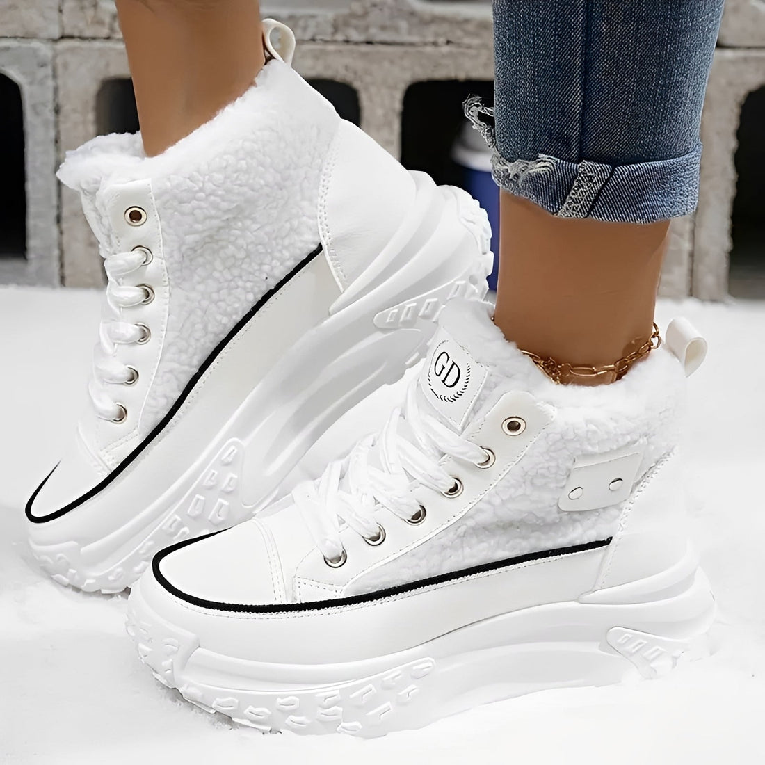 Irene - Botas de Invierno Cómodas y Forradas